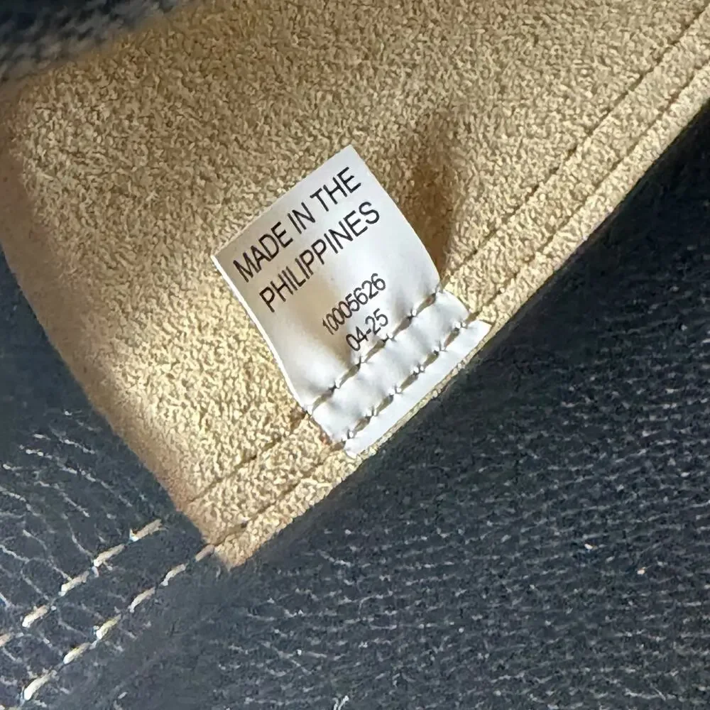 Tory Burch Romy Bucket Bag Black Pebble Leather